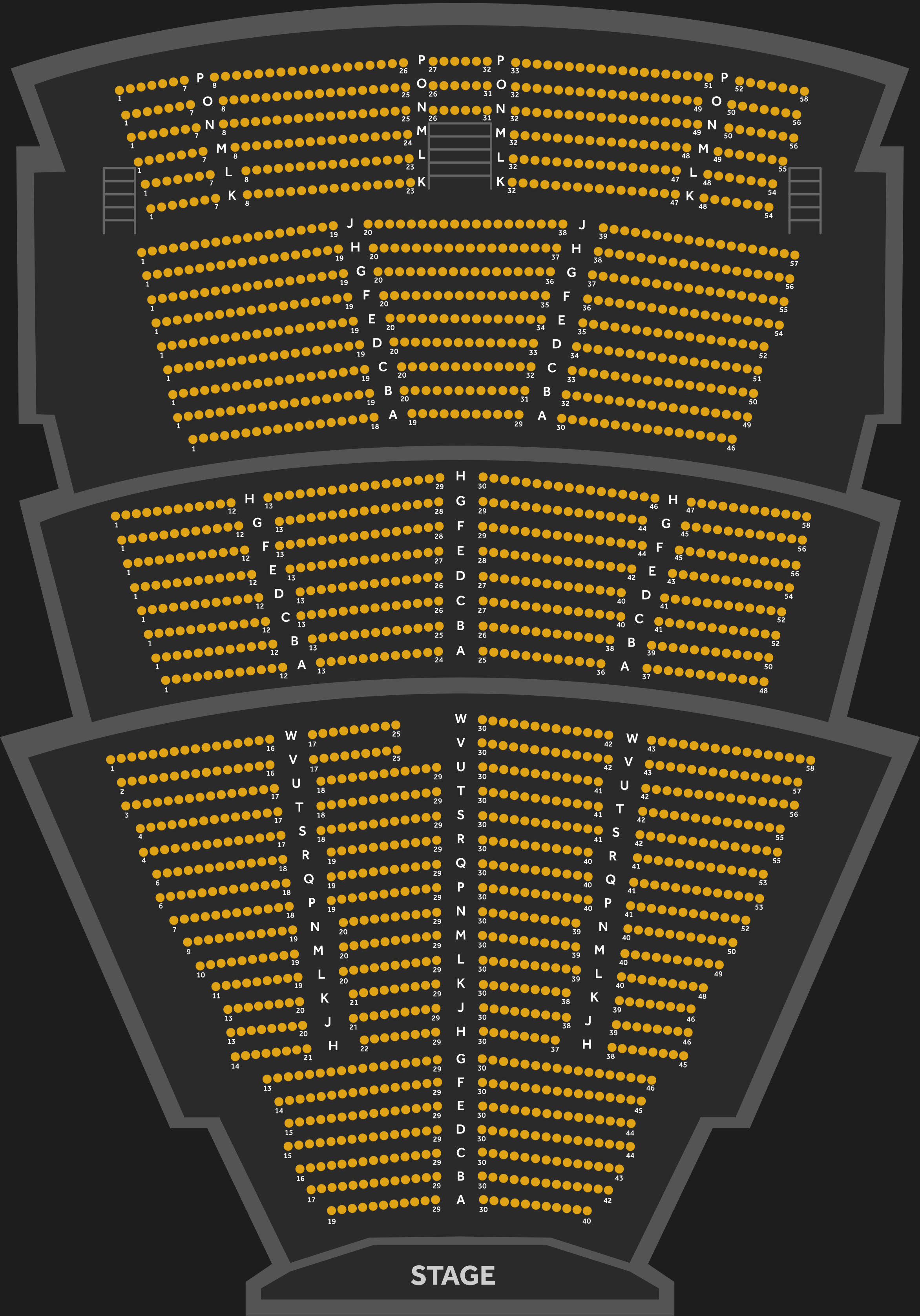 Athenaeum theatre seating chart